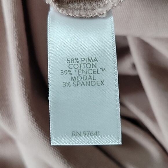 J. Jill PureJill Affinity V-back Tshirt Maxi Dress Mauve Pink Size Medium M - Picture 6 of 8